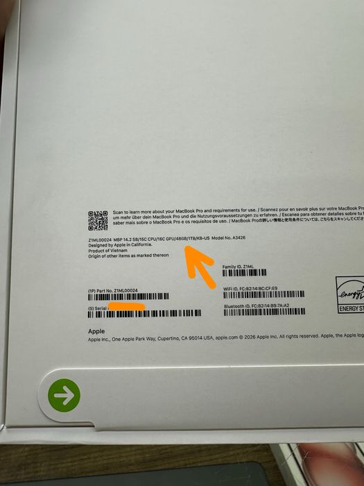 MacBook Pro 14 M5 Pro 48/1TB SSD