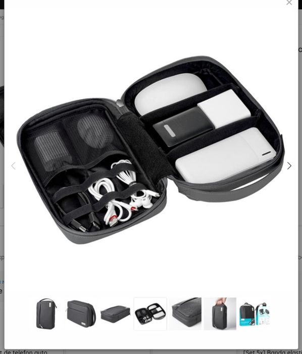 Organizator Călătorie cabluri încărcătoare