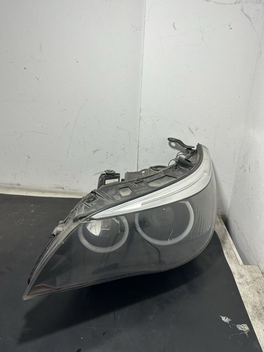 Faruri BMW Seria 5 E60 E61 xenon adaptive custom cotton Becuri led