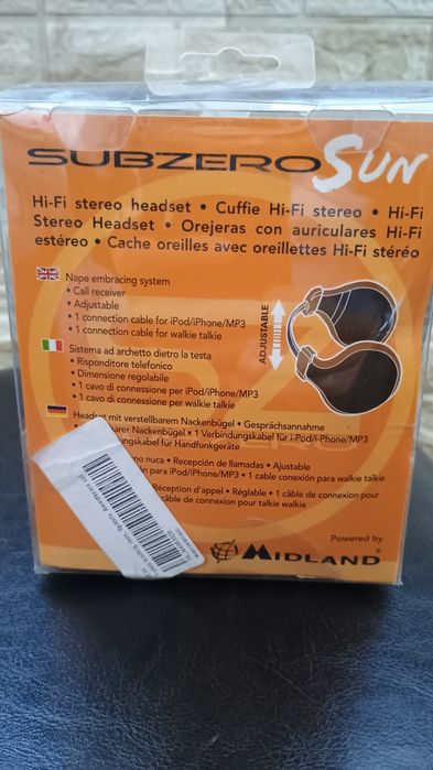 Midland Subzero Sun Hi-Fi Stereo Headset