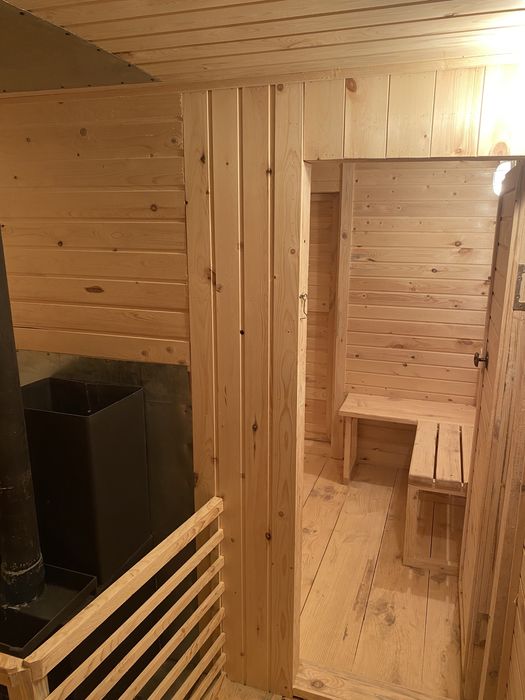 Мобильная баня с установкой