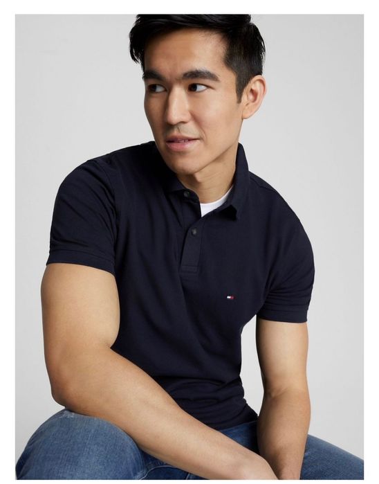 Новый Поло Tommy Hilfiger синий