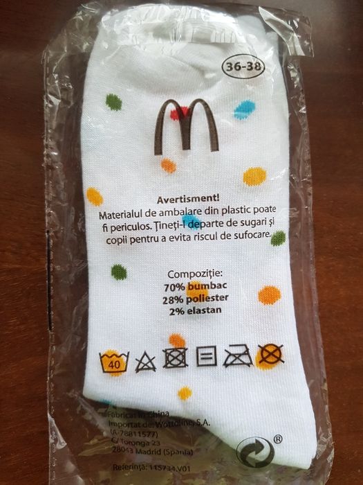 Șosete MC Donald femei ediție limitată 2025