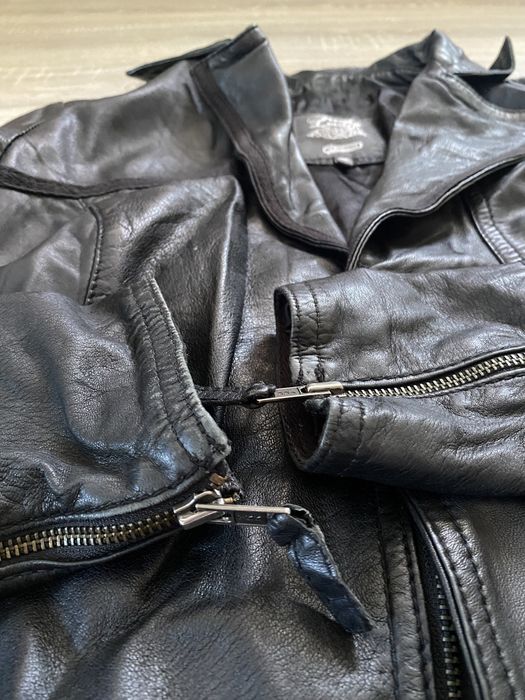 Geacă piele Stradivarius (M)