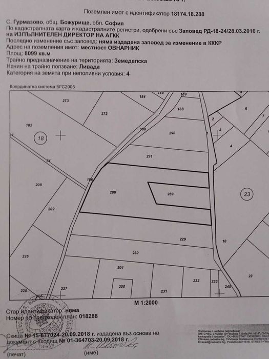 Продава се Парцел в с. Гурмазово, Област София-област - 10000 кв.м за 80 €/кв.м - Снимка #4