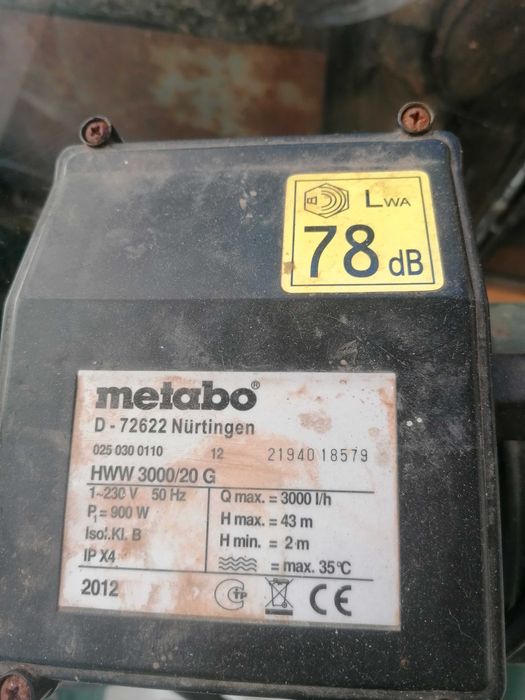 Хидрофор Metabo.