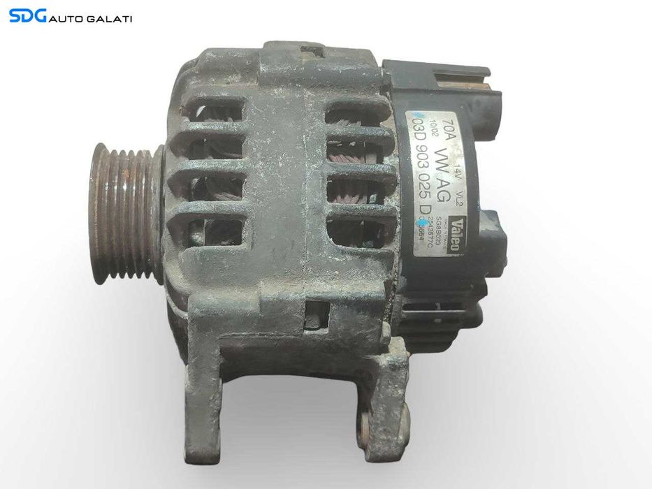 Alternator Volkswagen Polo 9N 1.2 Benzina 2002 - 2008 Cod 03D903025D [A1152]