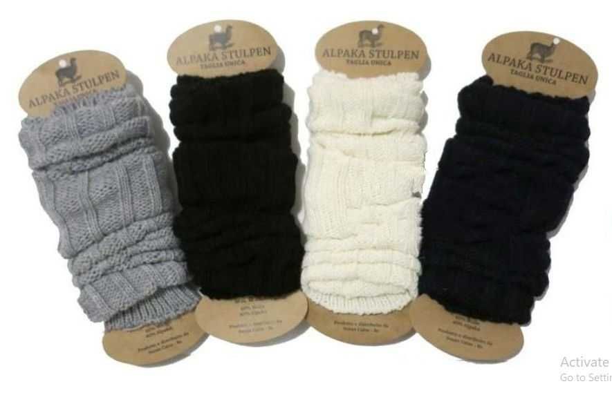 9 цвята италиански плетени вълнени калци вълнени гети вълнени калцуни