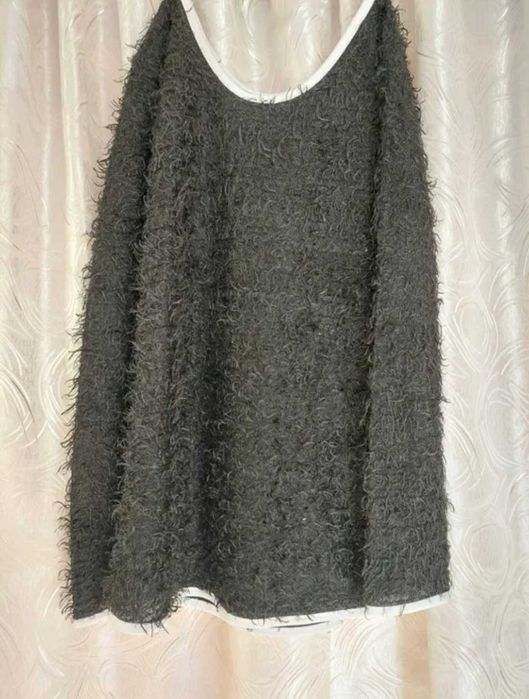 Pulover subțire trendy  pufos cu pietricele