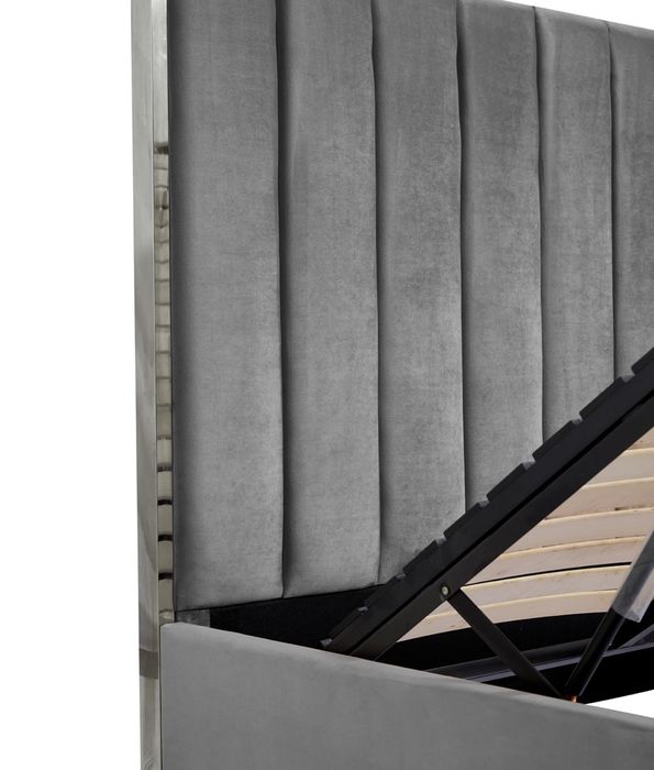 Тапицирано легло Palazzo Сиво