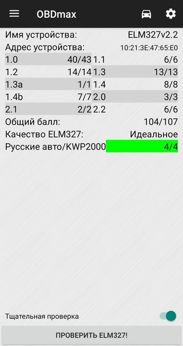 Авто сканеры OBD2 ELM327 для Андроид и iPhone