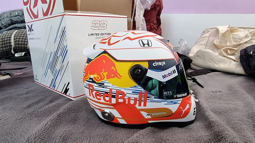 Max Verstappen F1 2019 season Helmet scale 1:2 schuberth
