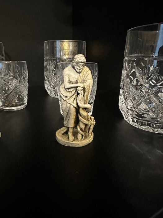 Statuete Confucius Socrate Platon Asclepios