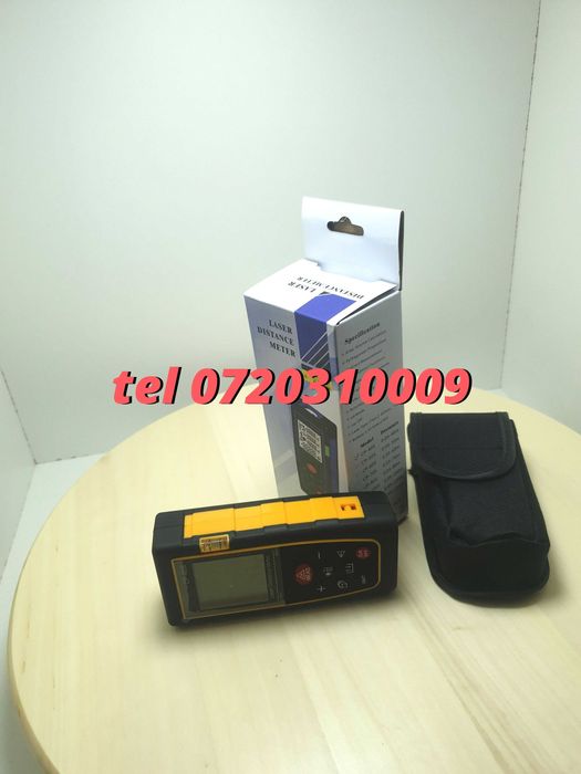 Telemetru Portabil 40m Laser Distante Ruleta Distomat