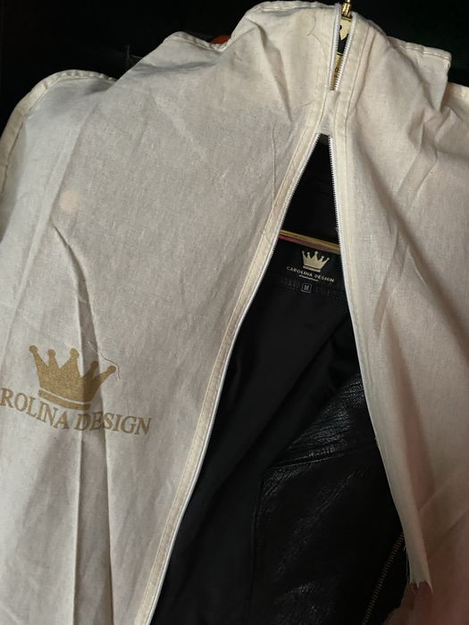 Geaca biker de piele Carolina Design