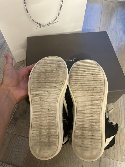 Rick Owens geobasket jumbo laces