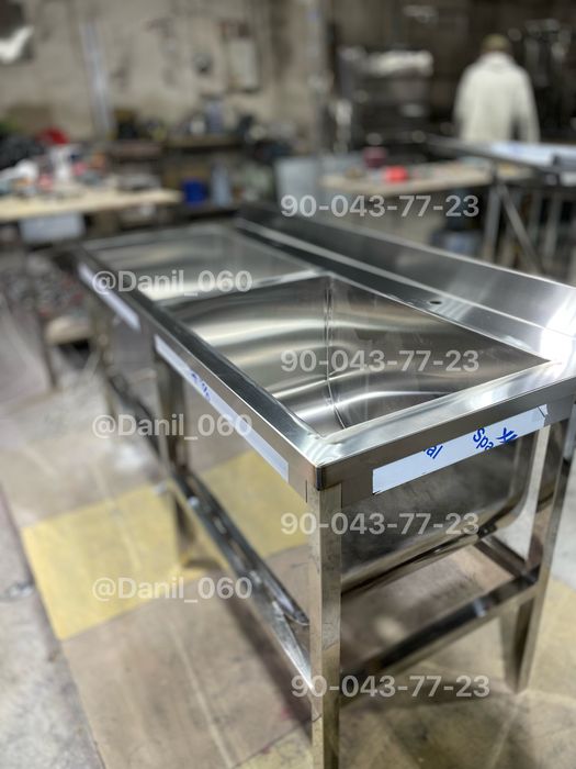 Стол нержавейка , мойка , сушилка