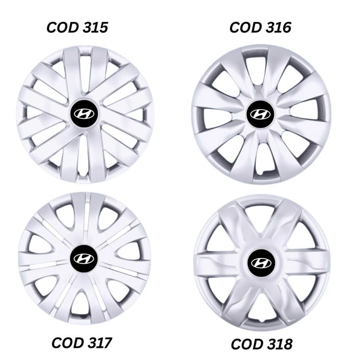 Capace roti R15 Hyundai diverse modele, pentru jante de tabla