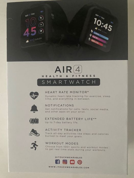 Нов Мъжки Смарт часовник iTouch Air 4 - Bluetooth Connectivity
