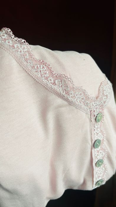 Комплект тънки блузки  в синьо и розово