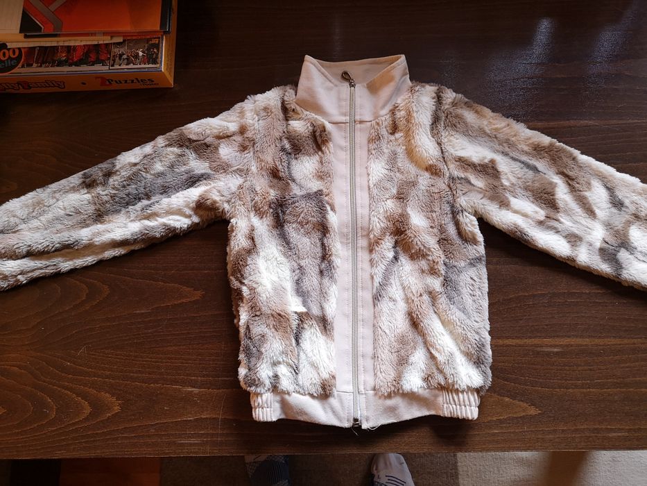 Детско яке 128 см от изкуствена козина