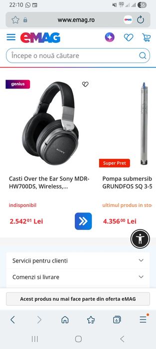 Casti Sony MDR-HW700