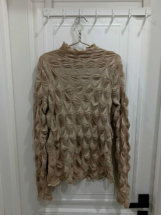 Стильная жатая кофта Befree, объёмная текстура, размер L