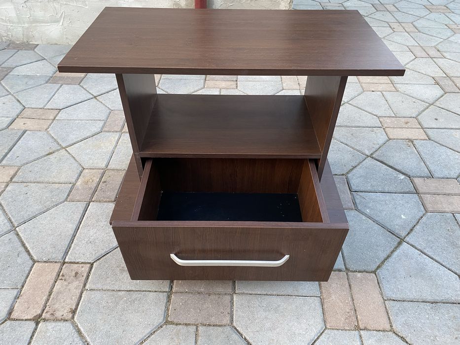 Masă de cafea cu sertar pe roți