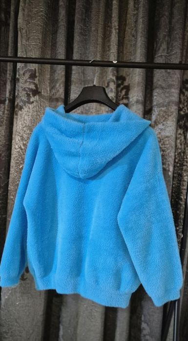 Дамска синя жилетка