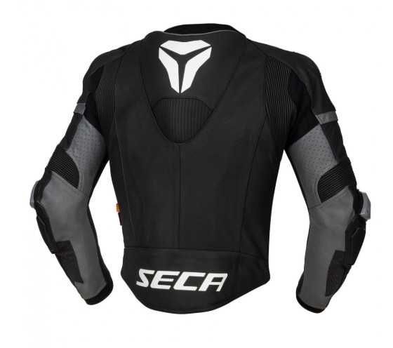 НОВ Кожен Мото Екип SECA SRS II BLACK/TITANIUM на две части