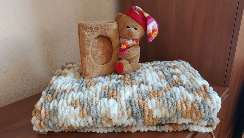 Ръчно плетено одеялце