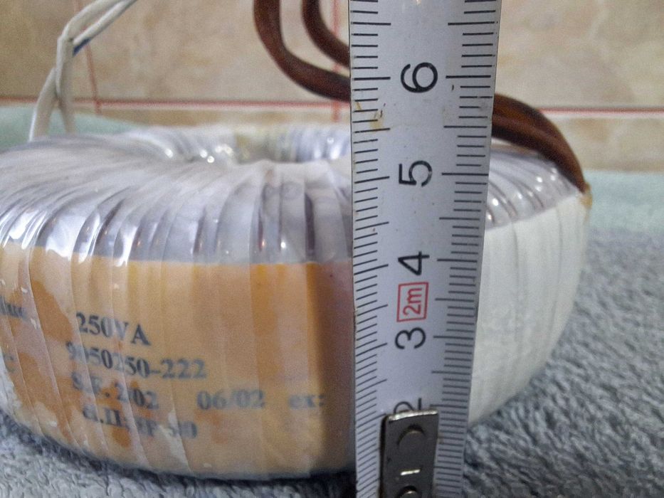 Transformator toroidal 250VA 1x12V AC