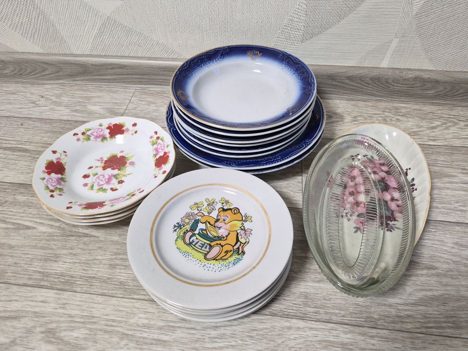 Посуда тарелки разные