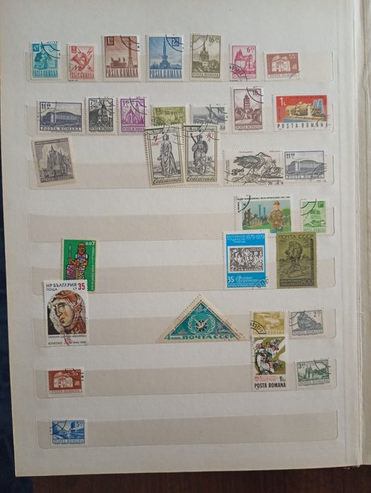 Colecție de timbre vechi – cadou ideal de sărbători