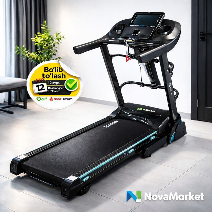Беговая дорожка Axelus 500 с Wi-Fi, Android дисплеем и массажером

• Б