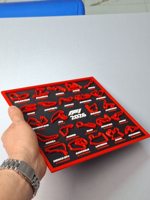 Calendar formula 1 cu data și locație