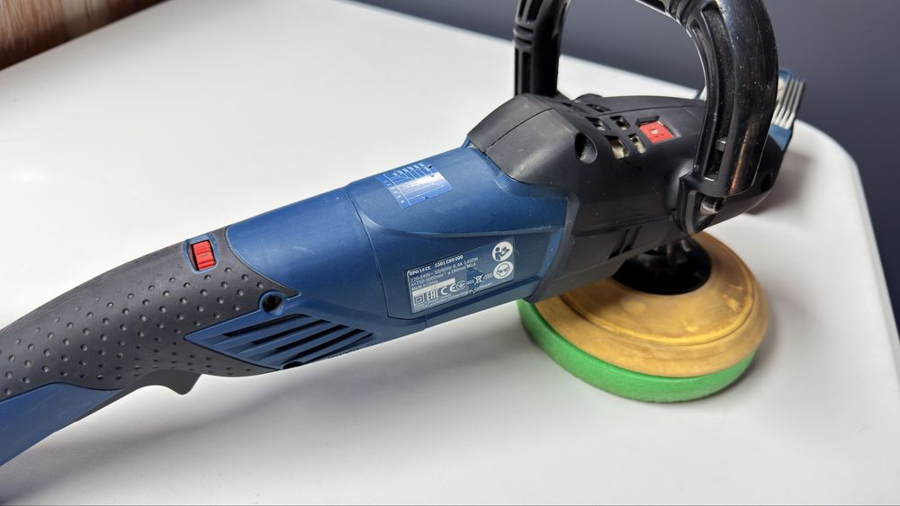 Mașină/flex electrică de lustruit/polișat/polish BOSCH PROFESSIONAL GPO 14 CE,stare foarte bună, burete inclus