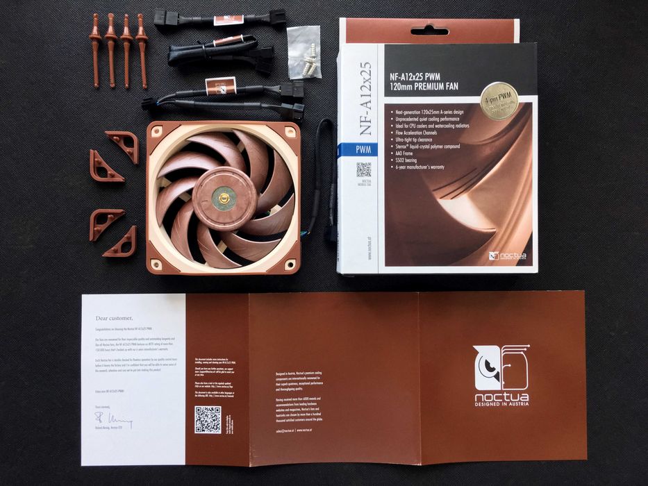 NOCTUA NF-A12x25 12V PWM 120mm Premium Fans