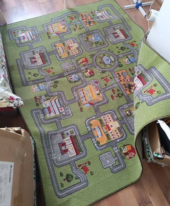 Ковер в детскую с рисунком новый