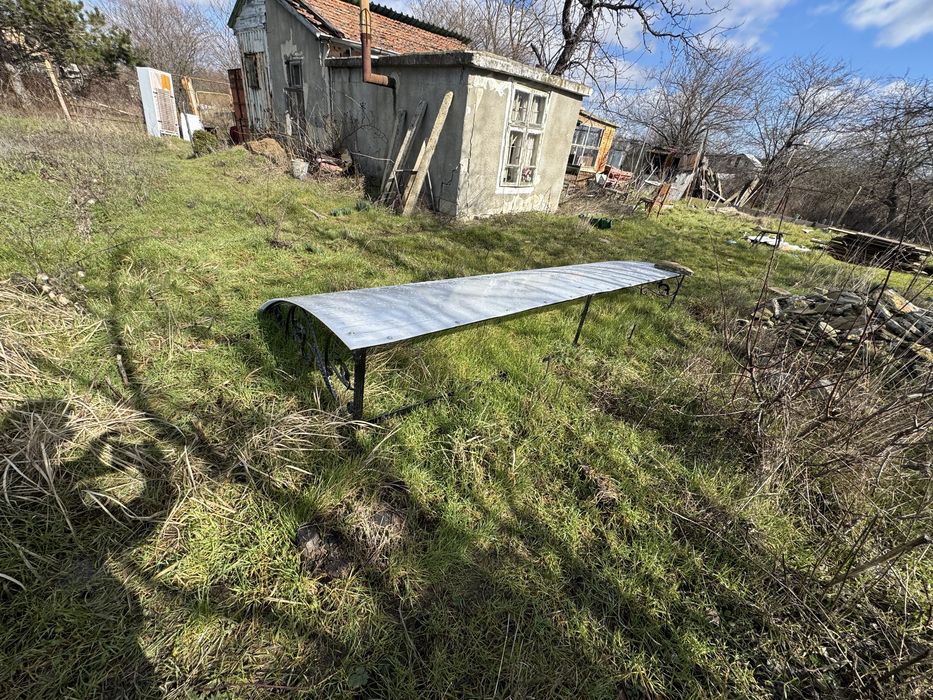 навес за вход на къща  3х1,5 м