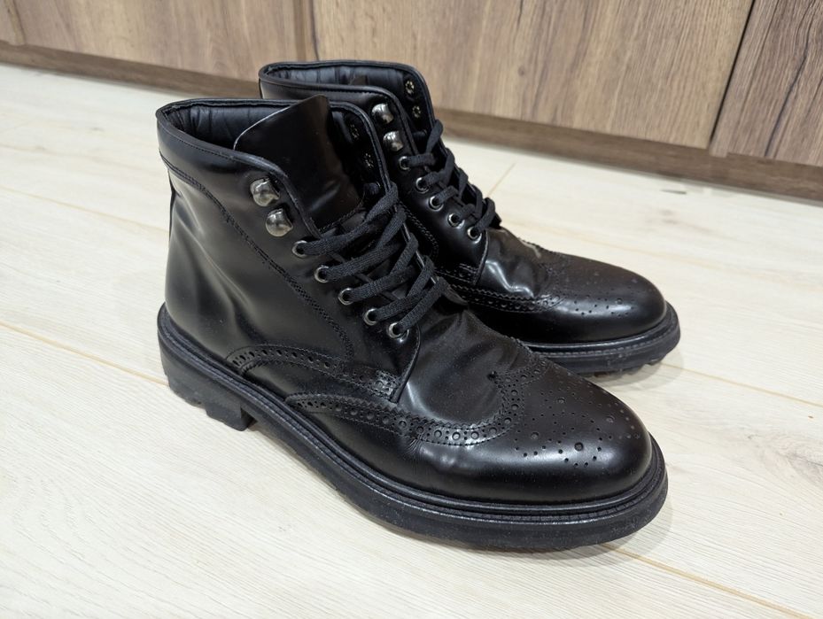 Кожанные ботинки осень/весна