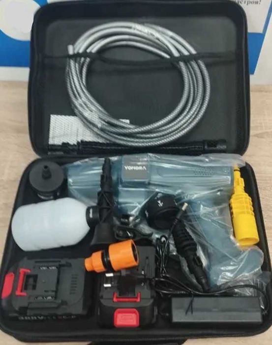 Мойка высокого давления YOFIDRA, МОЩНАЯ 200бар, 2 АКБ, НОВАЯ ОРИГИНАЛ