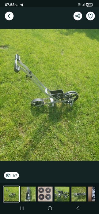 Ръчна едноредова сеялка