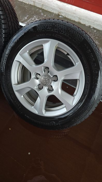 Set jante originale Audi + anvelope de iarnă Continental WinterContact TS 870 P