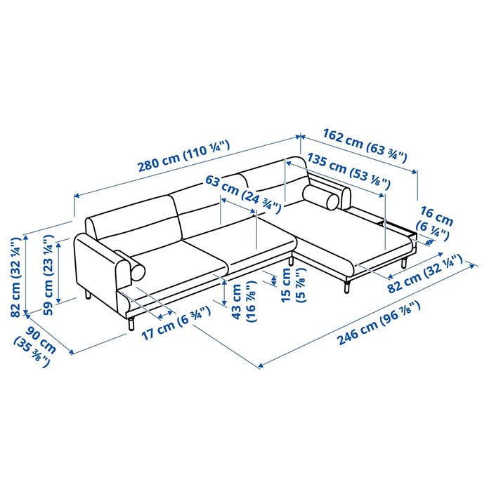 Canapea Ikea LANGARYD (stare foarte bună)