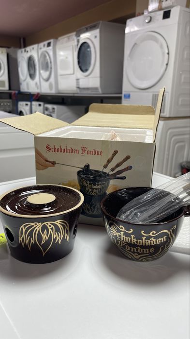 Set fondue de ciocolată (Schokoladen Fondue).