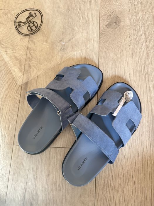 Сини чехли hermes