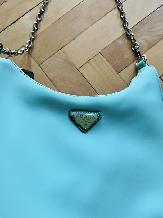 Geantă Prada Re Edition Nylon turcoaz