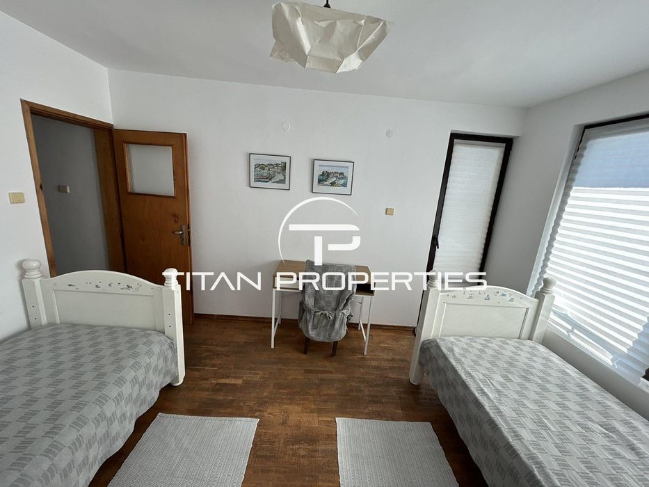 Двустаен с две спални, под наем, кв. Сарафово с гледка МОРЕ