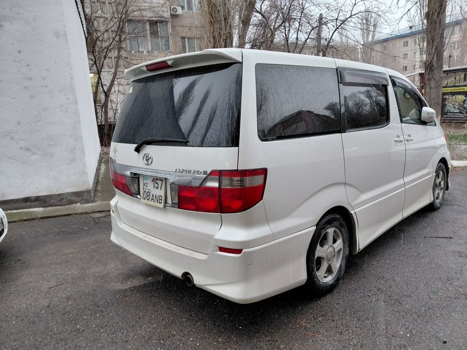 Альфард в ОТС, родной окрас